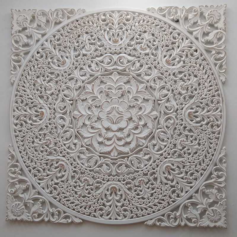 Mandala FLORISTERIA cuadrada